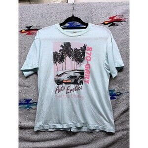 Vintage 80s Auto Erotica Car detailing single stitch t shirt screen stars Large
